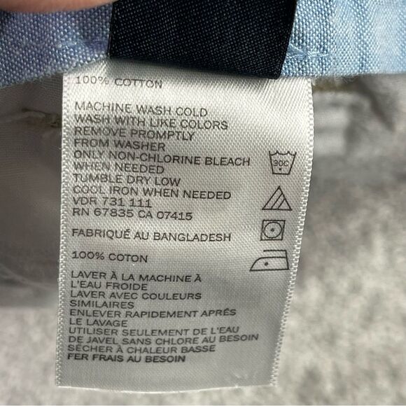 Nautica Shorts Men's 34 Blue Plaid Pockets Flat Front Casual Cotton Summer - Picture 7 of 13